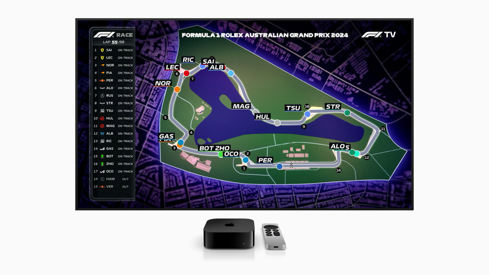 올해의 Apple TV 앱: F1 TV(Formula One Digital Media Limited)
